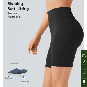 HALARA Black Athletic Shorts